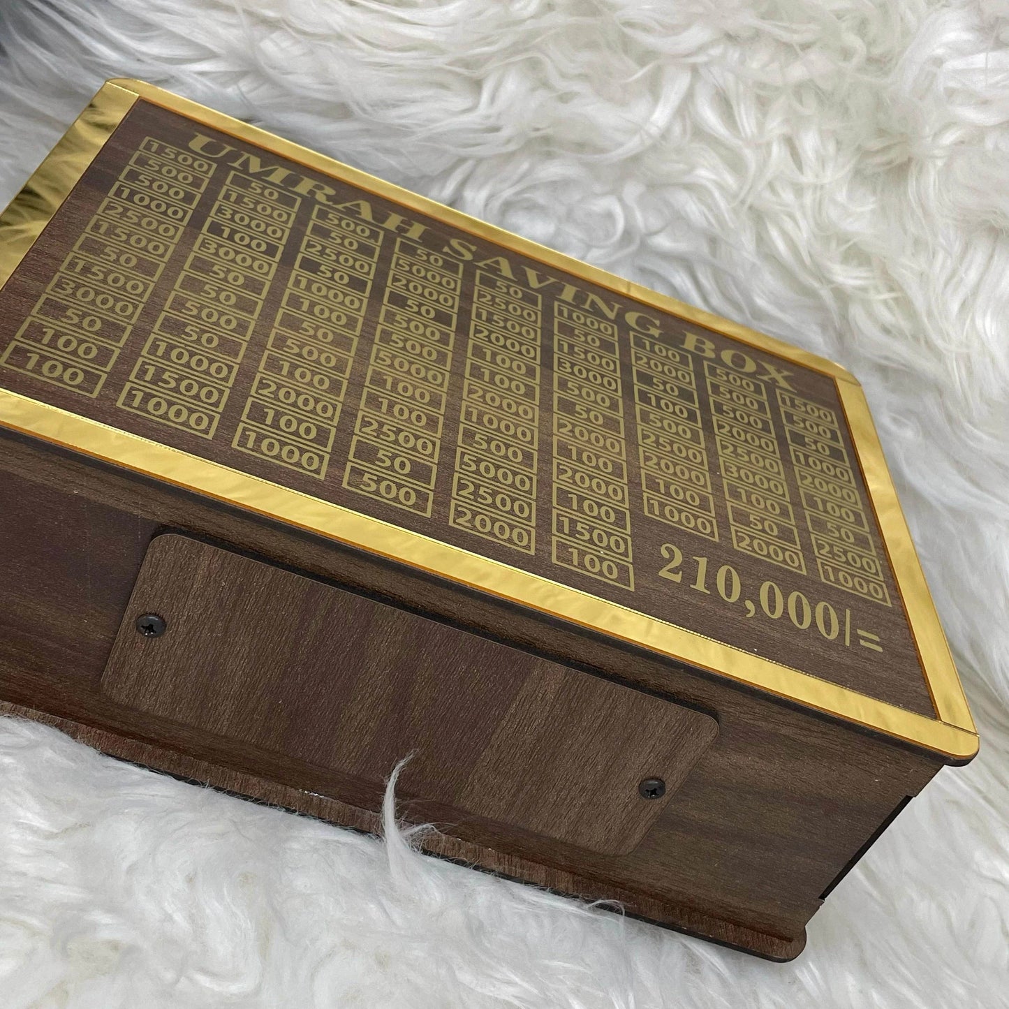 Wooden Umrah Saving Box