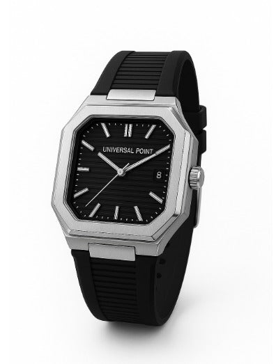 Universal Point UP 1988 – Square Dial Leather Strap Watch