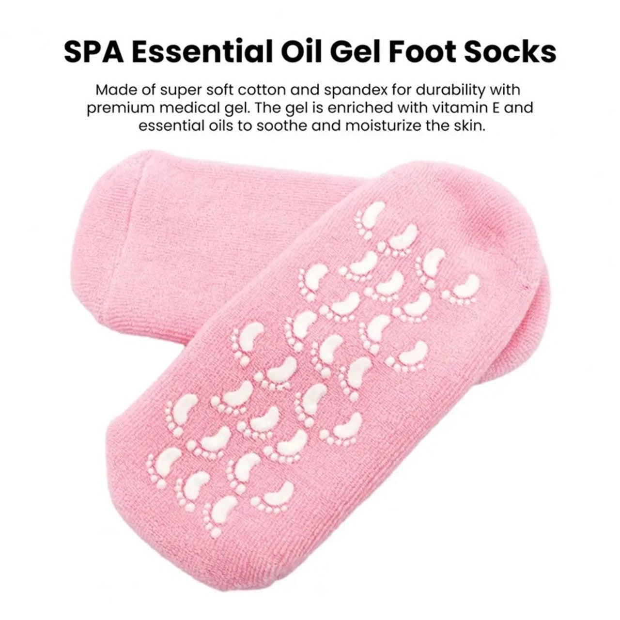 Reusable Silicone Spa Gel Socks