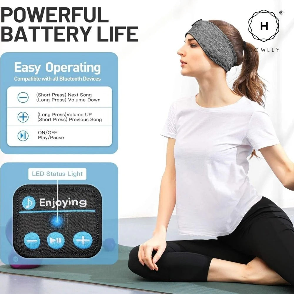 2-in-1 Sports & Sleep Bluetooth Headband